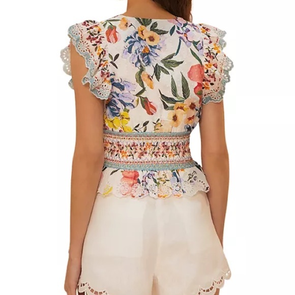 FARM Rio Greek Garden Blouse - Picture 3 of 10